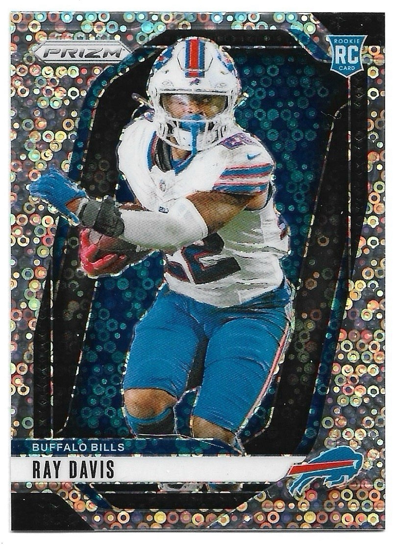 Ray Davis 2024 Panini Prizm No Huddle Variation Rookie #33 Buffalo Bills