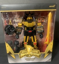 Super 7 Mighty Morphin Power Rangers Ultimates  MEGAZORD Black & Gold Figure NEW