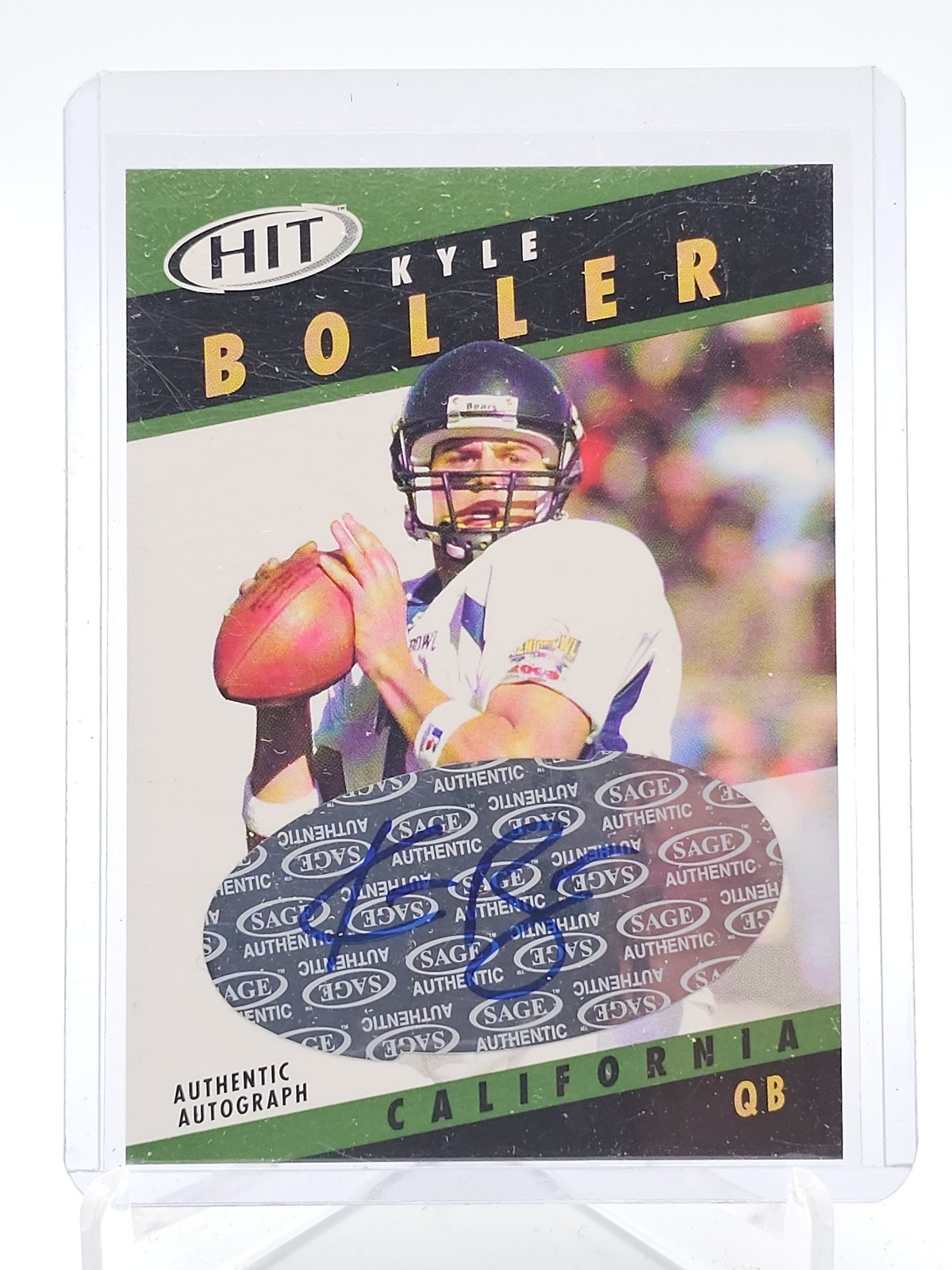Kyle Boller SA-GE Hit Autographs #A7 Base