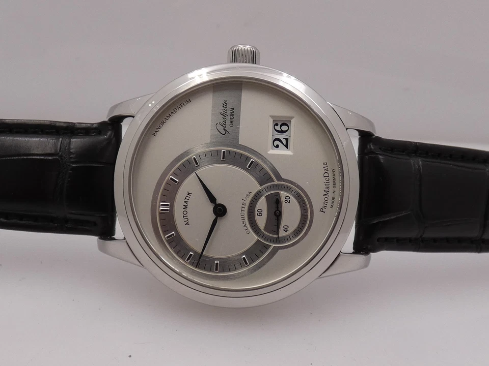 RELOJ AUTOMÁTICO GLASHUTTE ORIGINAL PANOMATICDATE FECHA PANORÁMICA CON PAPELES '2011 Foto 4 de 4