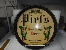 1930s PIEL'S Beer Tray Piel Bros. Inc.  Brooklyn NY 12" Dish