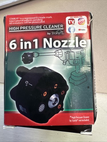 JML Starlyf Power Washer Ugello a getto 6 in 1