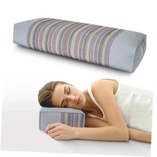 Buckwheat Pillow & Cervical Pillows for Sleeping (21x8x3inch) 100% Organic Grey