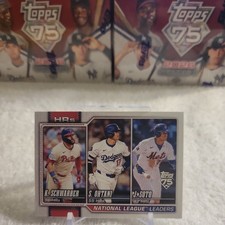 2026 Topps Series 1 - SCHWARBER SOTO OHTANI - National League Leaders #84 HR