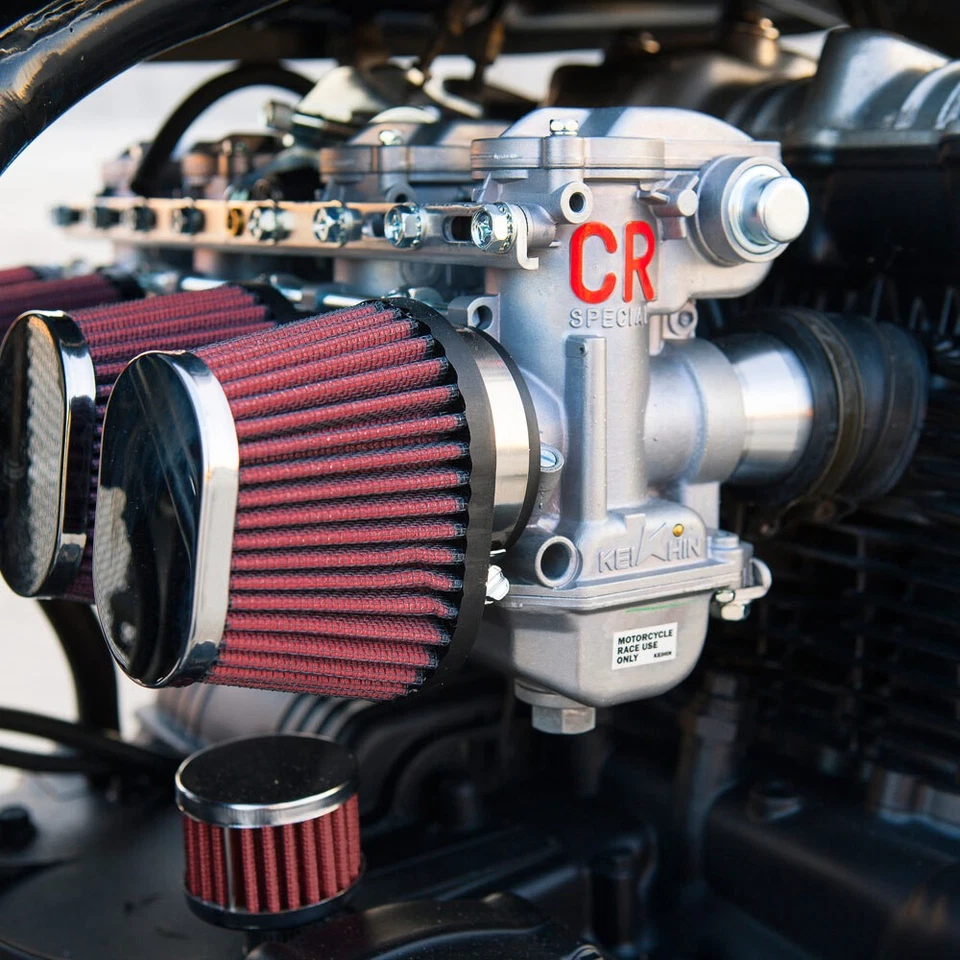 Juego de 4 filtros de aire de carburador cápsula 54 mm para Honda CB650/750/900/1000/1100 CBX Foto 4 de 4