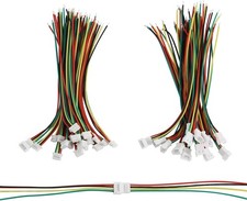40pcs JST 1.25mm 4-Pin Mini Micro Male Female Connector Cable 100mm 26AWG
