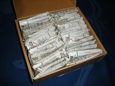 LOT OF 34 NTW RJ45 CAT5E CAT6 ETHERNET 4 PORT KEYSTONE WALL PLATE -IVORY SEALED!