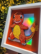 Pokémon Charmander Framed Art 3D Shadow Box Collectible