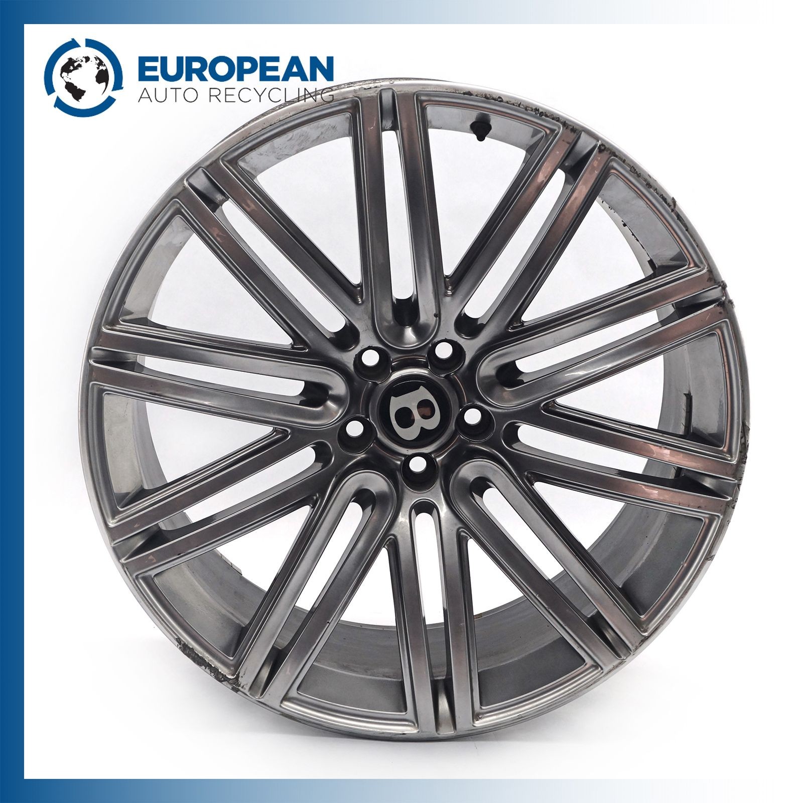 13-16 BENTLEY CONTINENTAL GT 21x9.5 Wheel Rim - OEM 3W0601025DN / 3W0601025DP