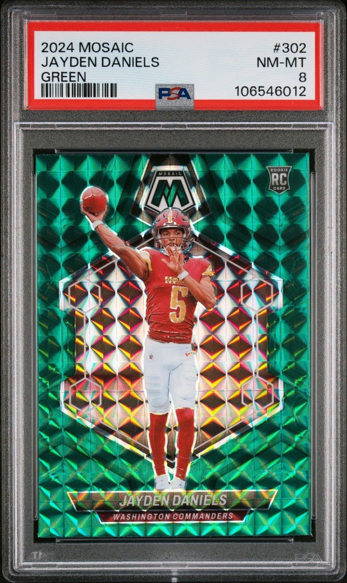 ペドリ Panini Mosaic PSA 9 ルーキー RC 2024 PANINI MOSAIC REACTIVE YELLOW #302 JAYDEN DANIELS