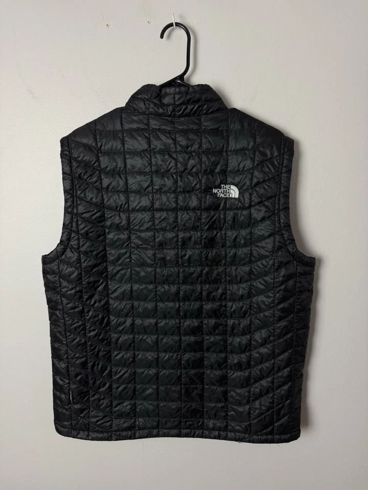 North Face Thermoball Men's L Black Zip Vest Jacket - Image 2 of 4