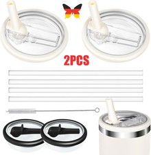 2*Thermobecher Deckel Auslaufsicher Ersatz für Stanley 40oz Tumbler Cup Quencher