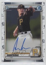2020 Bowman Chrome Prospects Auto Aaron Shortridge #CPA-ASH Auto 00jz