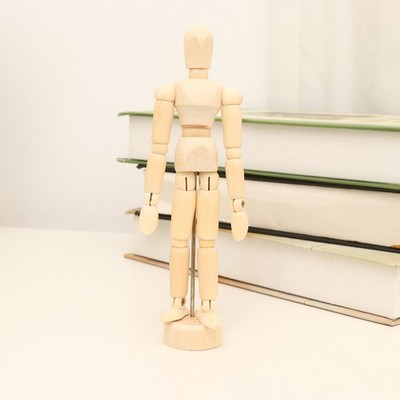  Holz Puppen Ornamente Büro Figurenzeichnungsmodell Puppenmenschen