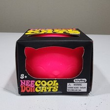 Schylling NeeDoh Cool Cats Pink Squishy Squeeze Toy Ages 3-5 MPN 26028HY