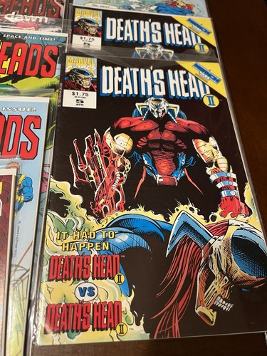 Cool Vintage 90s Marvel UK Comic Book Lot Deaths Head II Excalibur Warheads - Picture 10 of 14