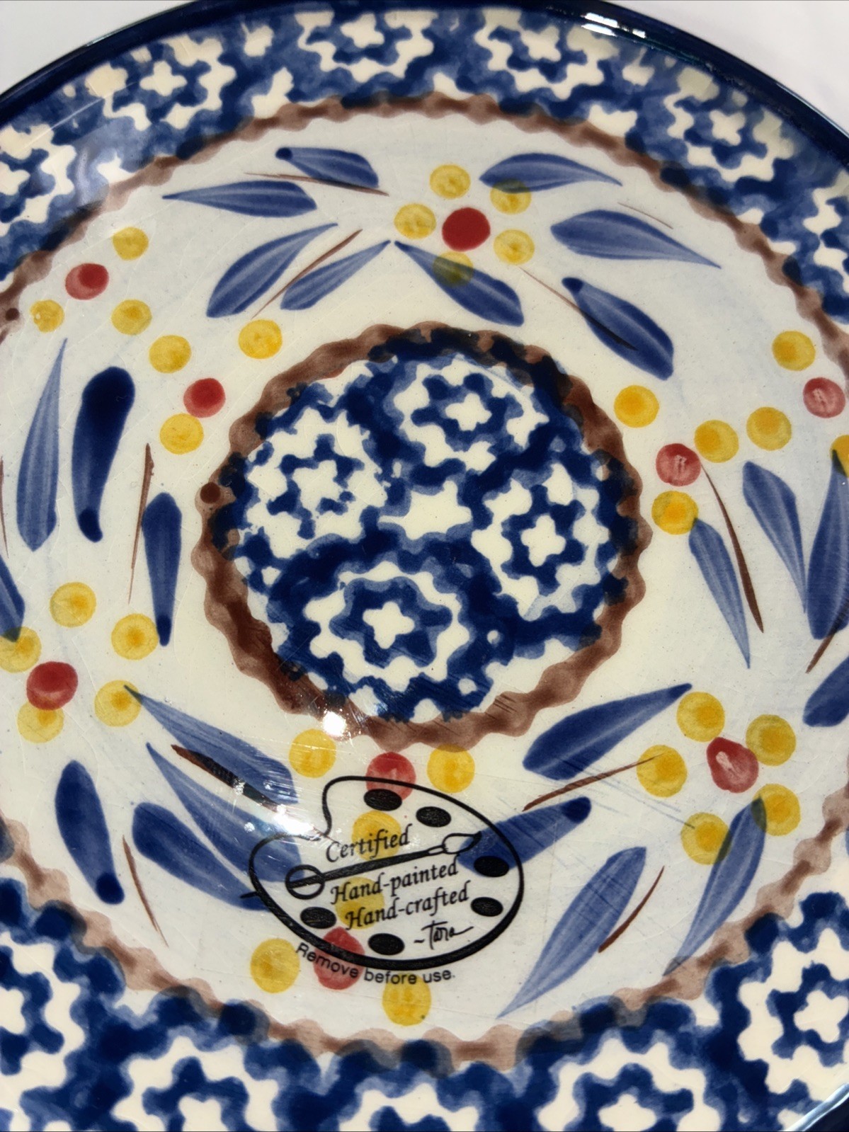 Temptations Old World by Tara Blue Multi Colors Convertible Cupcake Stand Dip