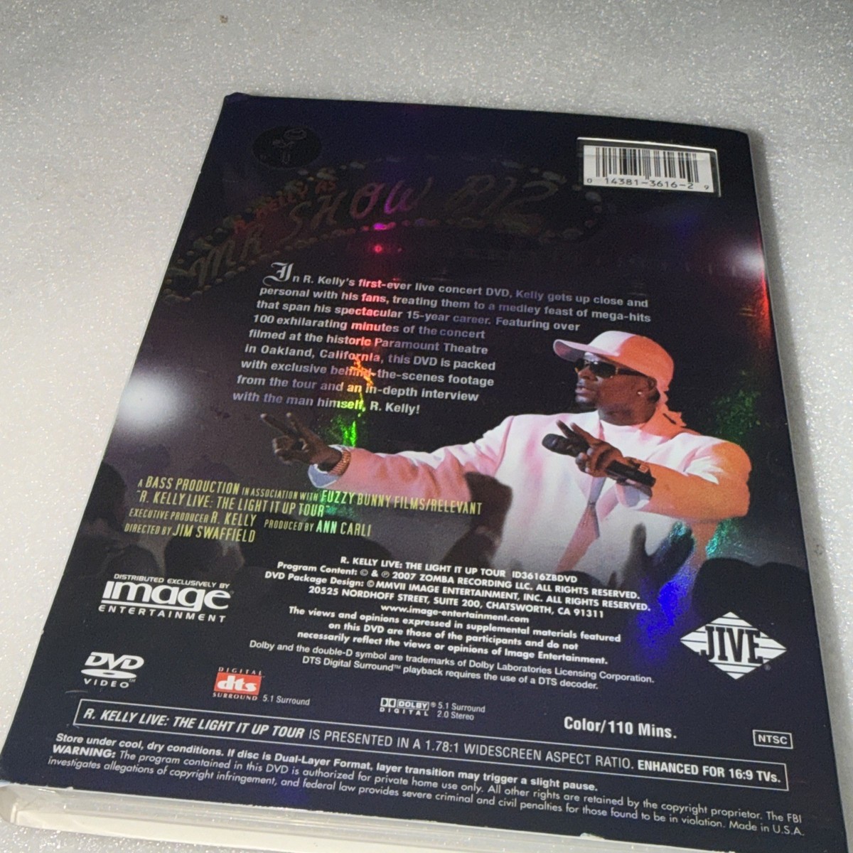 R. Kelly - Live The Light It Up Tour (DVD, 2007) for sale online