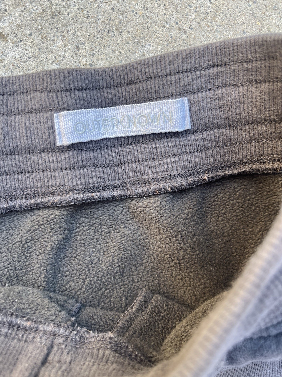 Men's Outerknown Shorts Gray Solid Stretch S Gym … - image 2