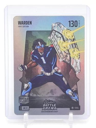 WARDEN CAM WARD 2025 JACKSON BATTLE ARENA FIRST EDITION #SBF-77 STEEL 130 Q3735
