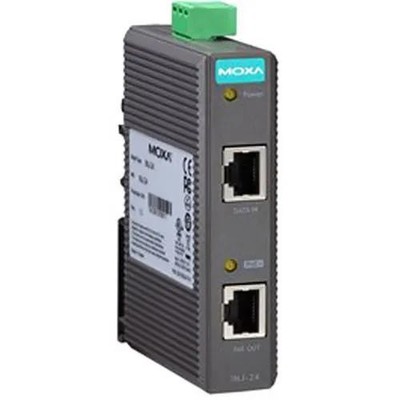 1PC MOXA INJ-24 Industrial IEEE802.3af/at PoE injector,maximum output of 30
