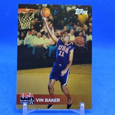 2000-01 Topps Team USA Gold Vin Baker #35 USA Basketball