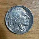 1913 d Denver mint Buffalo nickel 5c collector coin full horn original patina