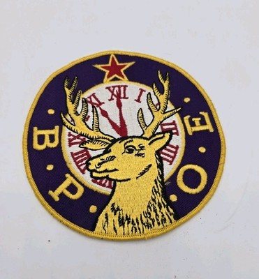 Large PATCH B.P.O.E. BENEVOLENT AND PROTECTIVE ORDER OF ELKS ELK 6''