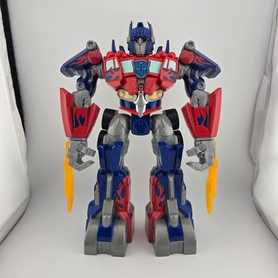 Transformers Optimus Prime Robot Action Figure Toy Hasbro 2008 Red Blue