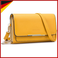 UmhäNgetasche Klein Vegan Leder Crossbody Schultertasche Mit Kartenschlitz Damen