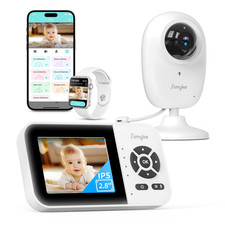 Simyke Smart Video Baby Monitor2.8 Display 1080P Camerawifi/No Wifi Modescry