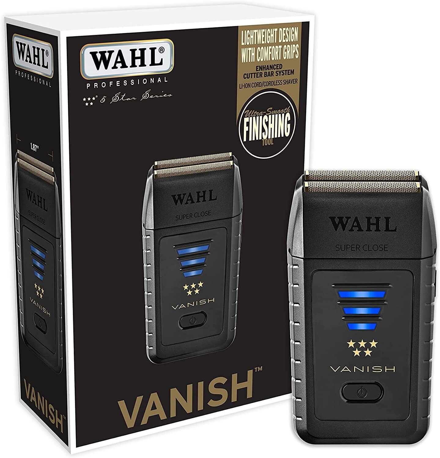 Pro Barber Wahl 5 Star Series Vanish Double Foil Shaver 8173-700 Corded/Cordless