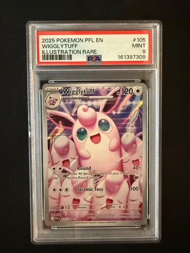 Wigglytuff graded PSA 9 for sale on eBay