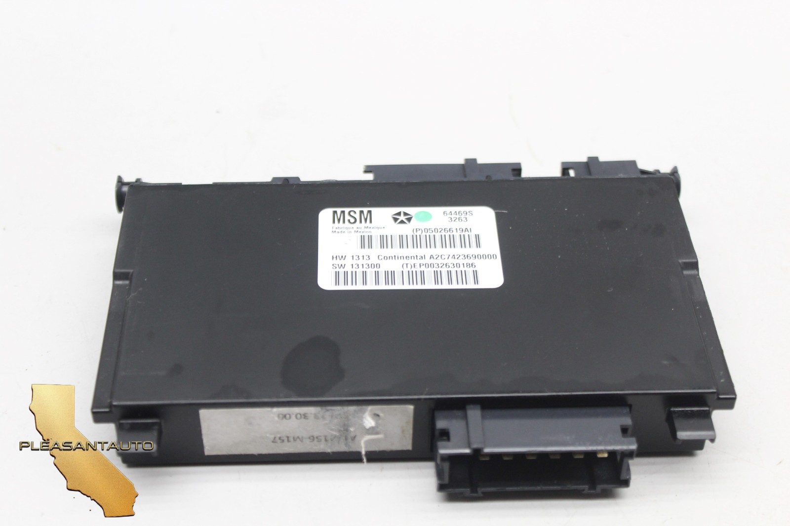 FRONT LEFT SEAT CONTROL MODULE ASSEMBLY OEM 40K 14-17 MASERATI GHIBLI S