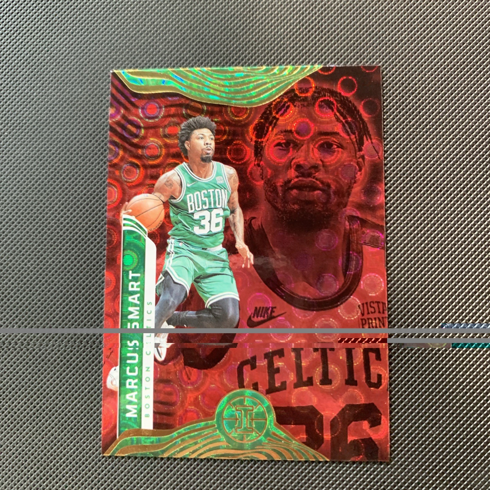 2021-22 Panini Illusions - Marcus Smart #4 Trophy Collection Red parallel