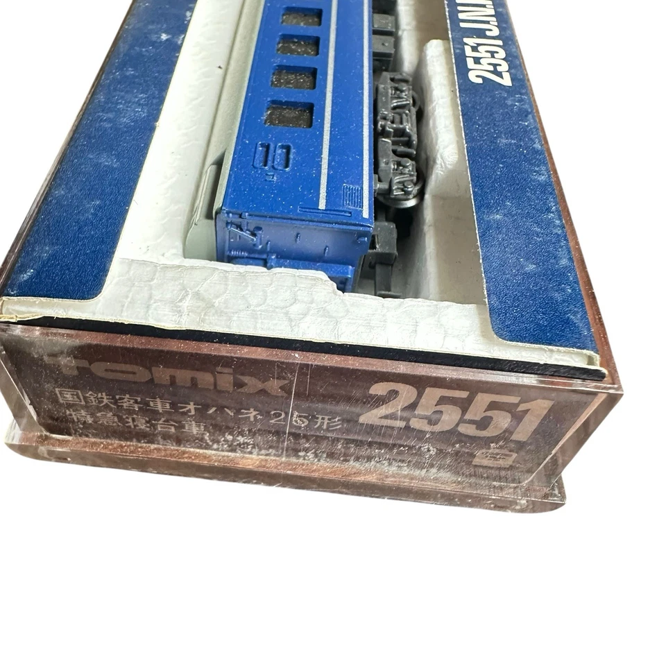 Tomix 2551 J.N.R. Blue Sleeping Coach OSHI 24 Japan N Scale Model Train - Image 3 of 4