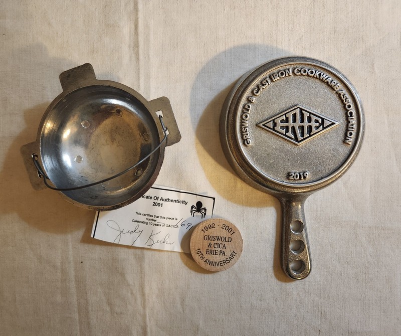Griswold & Cast Iron Cookware Asso. Limited Edition Commemoratives.