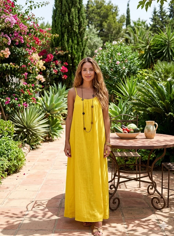 **Women’s Strapless Backless Maxi Dress Loose Casual Summer Beach Lounge
Opens in a new window or ta