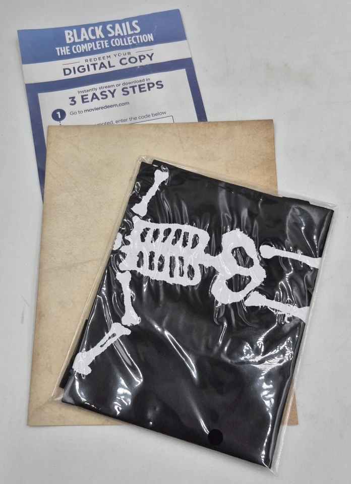 BLACK SAILS THE COMPLETE SERIES COLLECTION BLU-RAY SET WITH MAP AND PIRATE FLAG - Image 4 of 4