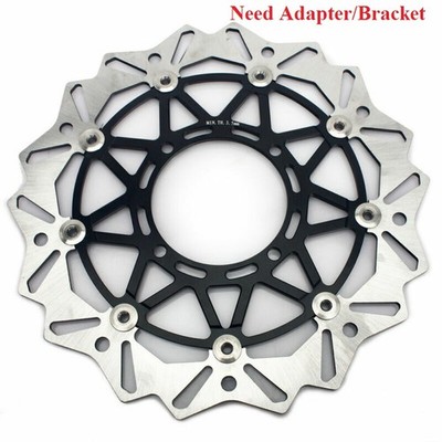 For Kawasaki Oversize Front Brake Disc Rotor KX250F KX 125 250 500 KLX 250 300 R