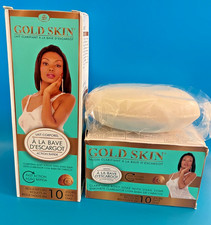 Gold skin clarifying body lotion with snail slime 250ml  Soap 2 In 1 Set