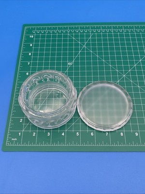 ラリック カナール LALIQUE CANARD パウダーケース 小物入 Lalique France Canards Frosted Crystal Dresser Trinket Box Powder