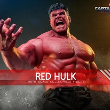 1 6 Marvel Captain America BNW Red Hulk Figure Hot Toys 914215 MMS797