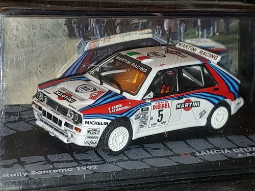 1x ALTAYA LANCIA DELTA GrA WINNER Rallye SANREMO 1992 A. AGHINI - 1:43 Rare