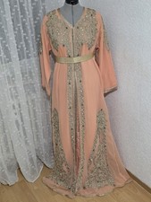 Takschita Kaftan Abaya Marokanisches Kleid 2-teilig Apriko Farbe