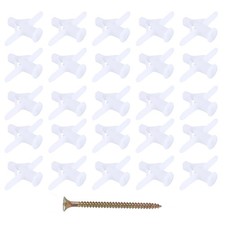  100 Pcs Plaster Board Wall Fixing Fixings for Plasterboard Dry Anchor