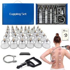 Cupping Set, 32 Cups Cupping Kit for Massage Therapy, Professional Chinese Th...
