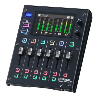 BOSS Gigcaster 5 GCS-5 Audio Streaming Mixer 5-Channel Brand New