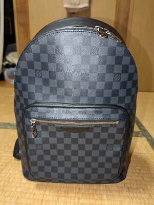 Louis Vuitton Josh Backpack Damier Graphite Black 