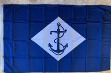 U.S. Navy Historic Flag Naval Banner 3x5 Grommets 5x3 Collectors Itemm (Rare)